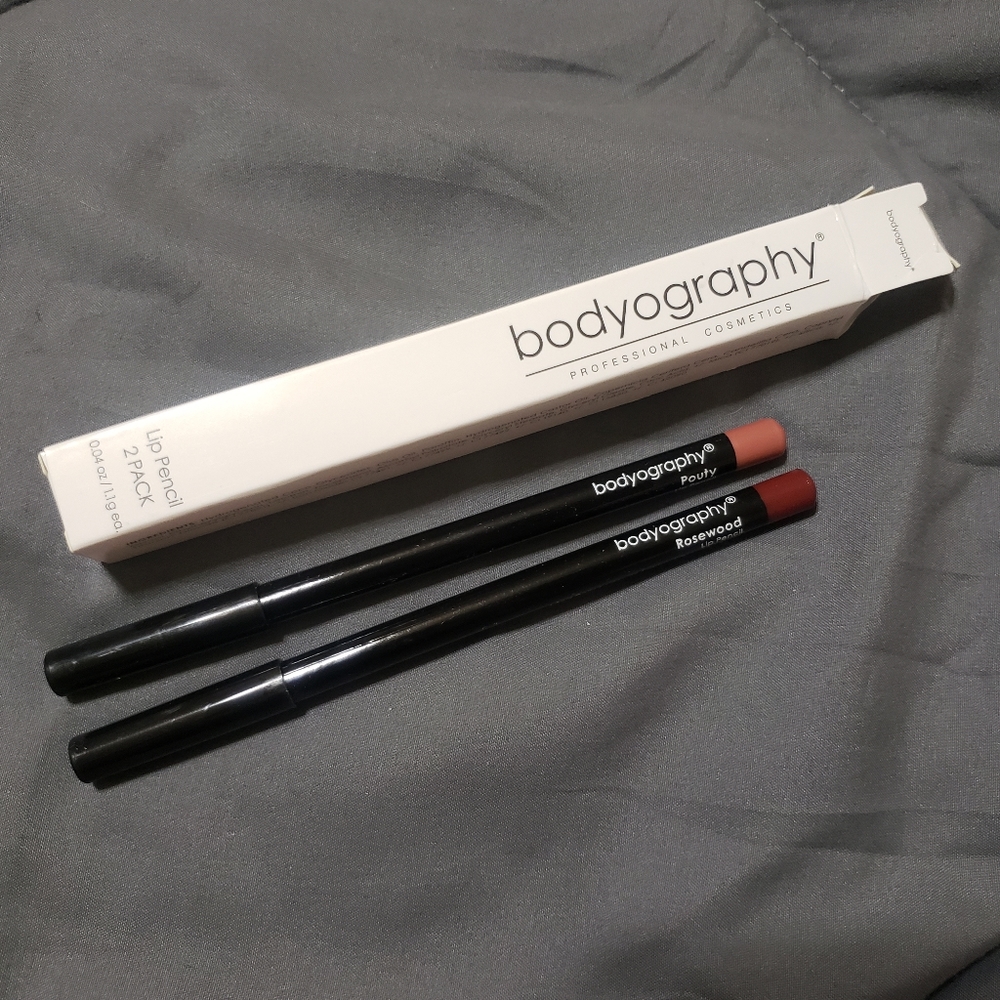 Bodyography Lip Pencil Set *Rosewood and Pouty*
